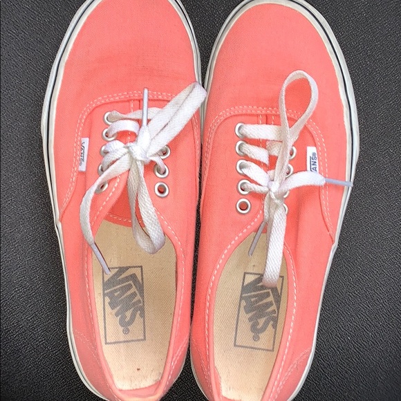 coral pink vans